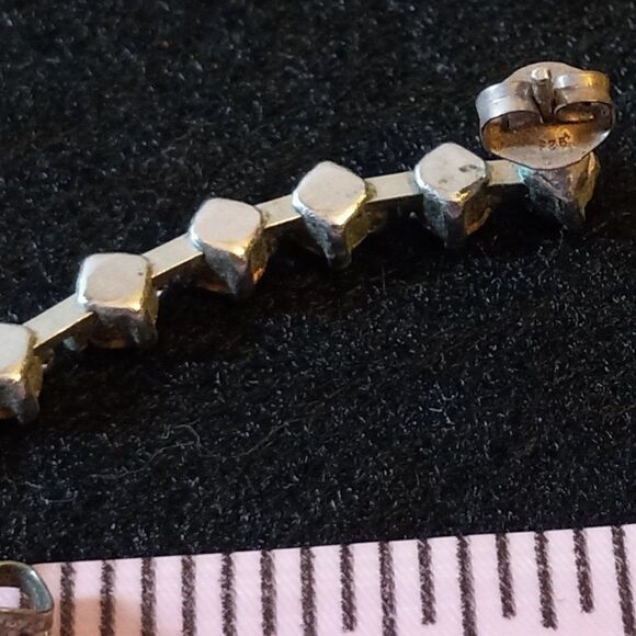 Rhinestone Bracelet and (2) Rinestone Earrings - Picture 7 of 7